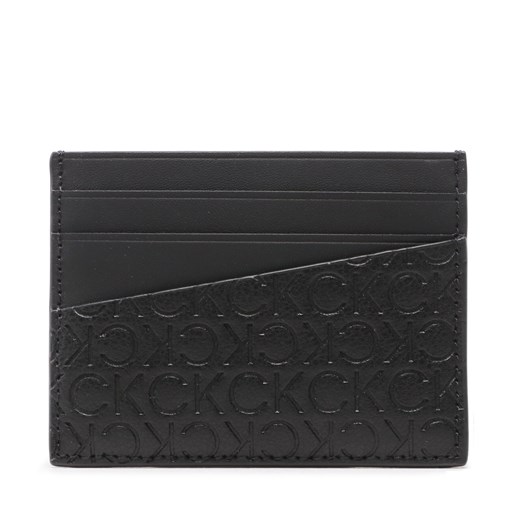 Etui na karty kredytowe Calvin Klein Ck Must Mono Cardholder 6Cc K50K510319 Czarny ze sklepu eobuwie.pl w kategorii Portfele damskie - zdjęcie 166801257