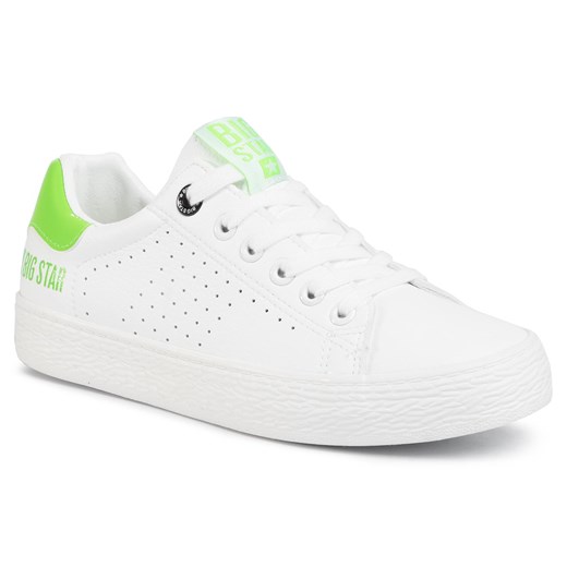Sneakersy Big Star Shoes FF274481 White/Green 39 eobuwie.pl