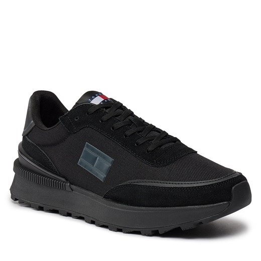 Sneakersy Tommy Jeans Tjm Technical Runner EM0EM01265 Black BDS Tommy Jeans 43 eobuwie.pl