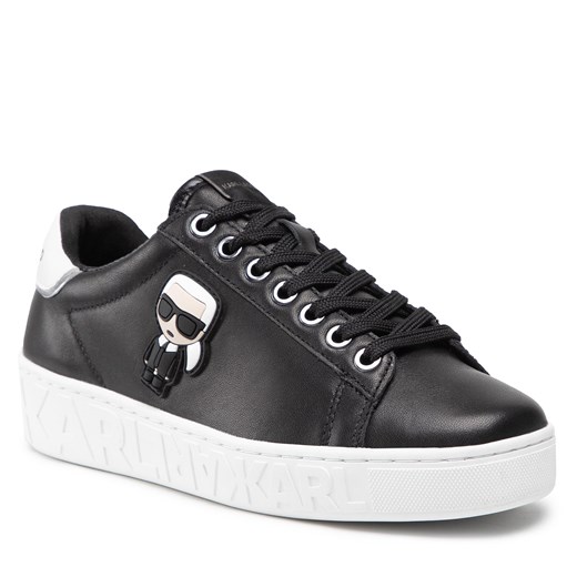 Sneakersy KARL LAGERFELD KL61030A Black Lthr Karl Lagerfeld 37 eobuwie.pl promocja