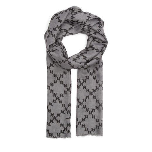 Szal KARL LAGERFELD 236W3315 Black A999 Karl Lagerfeld one size okazyjna cena eobuwie.pl