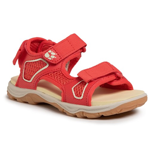 Sandały Jack Wolfskin Taraco Beach Sandal K 4039531 S Red/Champagne Jack Wolfskin 32 eobuwie.pl