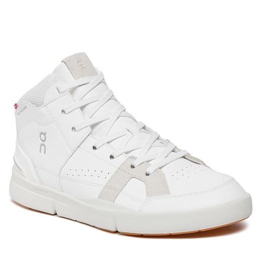 Sneakersy On The Roger Clubhouse Mid 9898328 White/Sand On 47 eobuwie.pl wyprzedaż