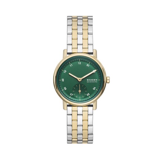 Zegarek Skagen Kuppel Lille SKW3122 Green/Gold ze sklepu eobuwie.pl w kategorii Zegarki - zdjęcie 166808827