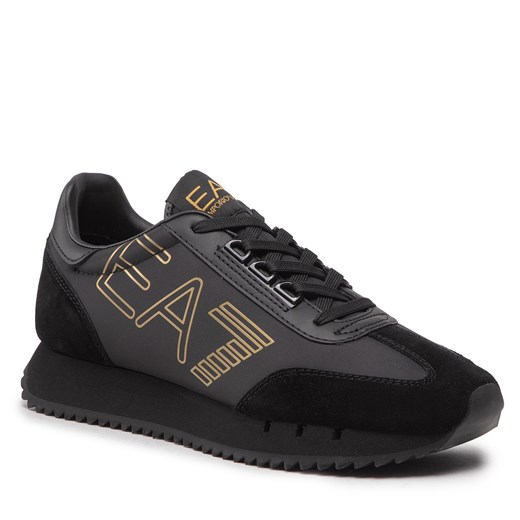 Sneakersy EA7 Emporio Armani X8X101 XK257 M701 Triple Black/Gold 45.13 eobuwie.pl