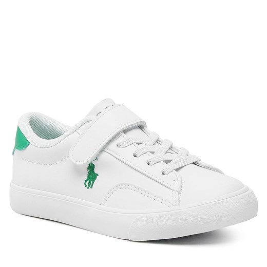 Sneakersy Polo Ralph Lauren Theron V Ps RF104101 White Smooth PU/Green w/ Green Polo Ralph Lauren 34 eobuwie.pl