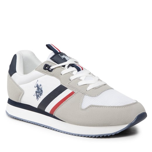 Sneakersy U.S. Polo Assn. Nobil006 NOBIL006M/2TH1 Whi 43 eobuwie.pl