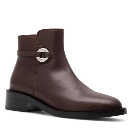 Botki Gino Rossi DORIS-110394 Brązowy Gino Rossi 37 wyprzedaż eobuwie.pl