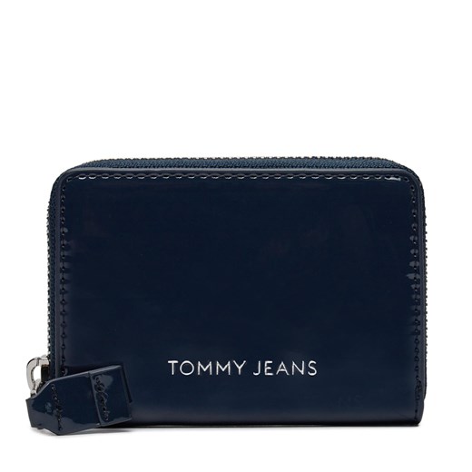 Mały Portfel Damski Tommy Jeans Tjw Ess Must Small Za Patent AW0AW16142 Granatowy ze sklepu eobuwie.pl w kategorii Portfele damskie - zdjęcie 166812007