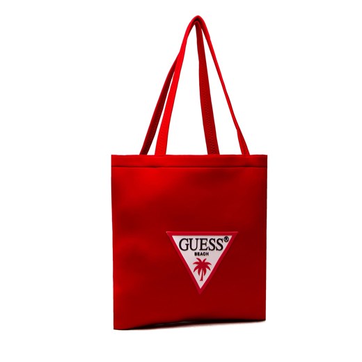 Torebka Guess Scuba Bag E2GZ06 KB2C0 Czerwony ze sklepu eobuwie.pl w kategorii Torby materiałowe - zdjęcie 166812739
