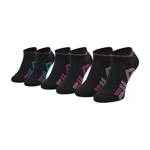 Zestaw 3 par wysokich skarpet damskich Fila Calza Invisibile F6648 Black Lady Fila 35/38 eobuwie.pl
