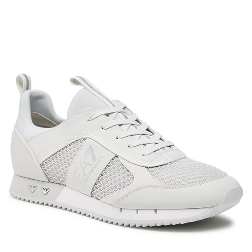 Sneakersy EA7 Emporio Armani X8X027 XK050 S296 Oyster Mush/Silver 42.23 okazyjna cena eobuwie.pl