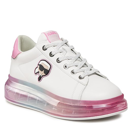 Buty sportowe damskie Karl Lagerfeld sneakersy sznurowane na platformie 