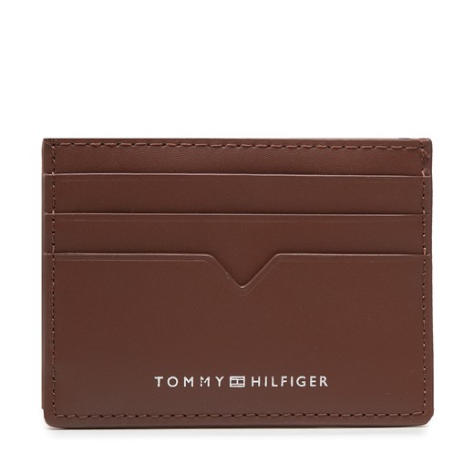 Etui na karty kredytowe Tommy Hilfiger Th Modern Leather Cc Holder AM0AM10616 GES ze sklepu eobuwie.pl w kategorii Etui - zdjęcie 166819346