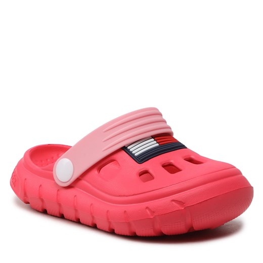 Klapki Tommy Hilfiger Flag Comfy Sandal T1A2-32780-0083 M Fuchsia/Pink A355 Tommy Hilfiger 26/27 eobuwie.pl