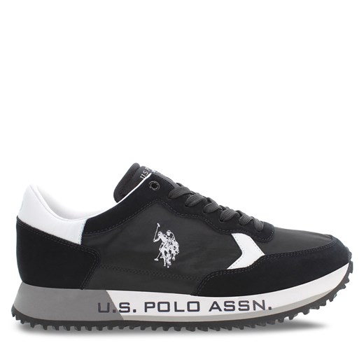 Sneakersy U.S. Polo Assn. Cleef CLEEF001A Czarny ze sklepu eobuwie.pl w kategorii Buty sportowe męskie - zdjęcie 166825879
