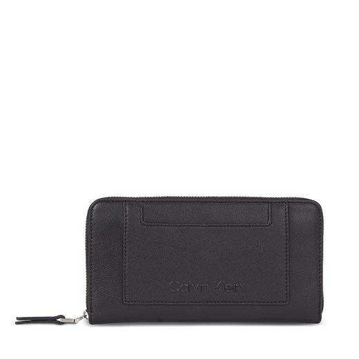 Portfel damski Calvin Klein Ck Set Zip Around Large K60K611089 Ck Black BAX ze sklepu eobuwie.pl w kategorii Portfele damskie - zdjęcie 166826179