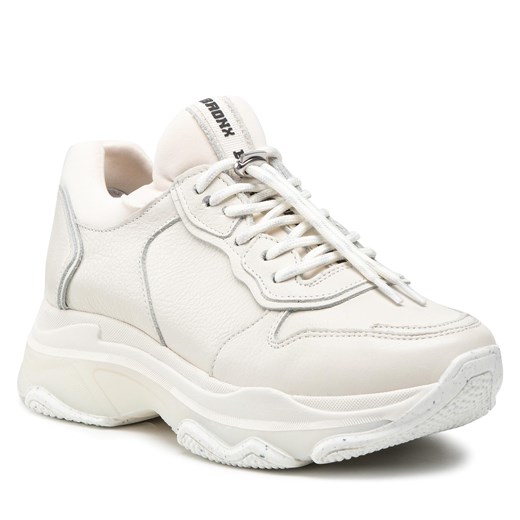 Sneakersy Bronx 66167P-A Off White 05 Bronx 36 eobuwie.pl