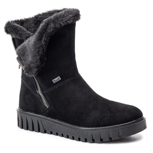 Botki Rieker Y3470-00 Schwarz Rieker 41 wyprzedaż eobuwie.pl