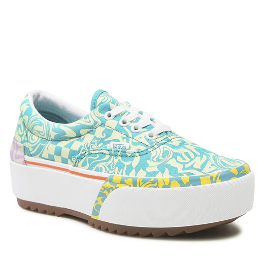 Tenisówki Vans Era Stacked VN0A4BTOCE51 Wavy Daze Tile Blue Vans 37 eobuwie.pl