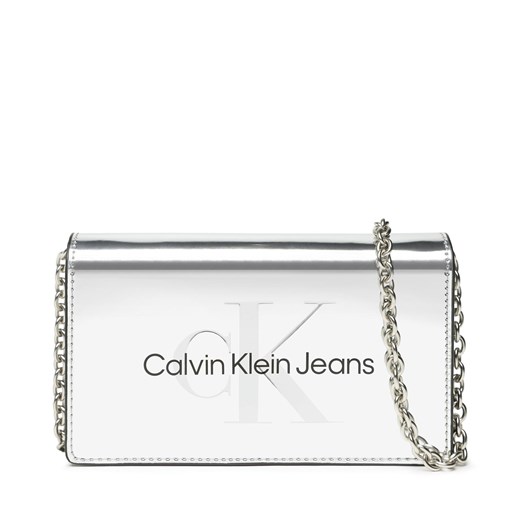 Etui na telefon Calvin Klein Jeans Sculpted Ew Flap Phone Cb Silver K60K610406 one size eobuwie.pl okazyjna cena