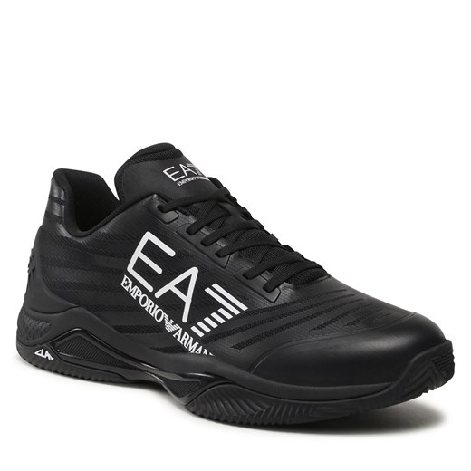 Sneakersy EA7 Emporio Armani X8X079 XK203 R312 Triple Black/White 44.23 wyprzedaż eobuwie.pl