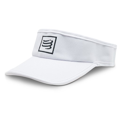 Daszek Compressport Visor CU00054B Biały ze sklepu eobuwie.pl w kategorii Czapki z daszkiem damskie - zdjęcie 166830439