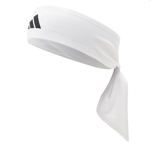 Opaska materiałowa adidas Aeroready Tennis HT3907 White/Black ze sklepu eobuwie.pl w kategorii Opaski damskie - zdjęcie 166830988