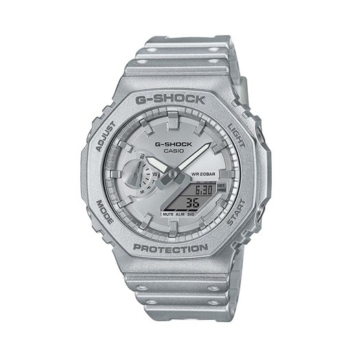 Zegarek G-Shock GA-2100FF-8AER Grey/Grey ze sklepu eobuwie.pl w kategorii Zegarki - zdjęcie 166833217