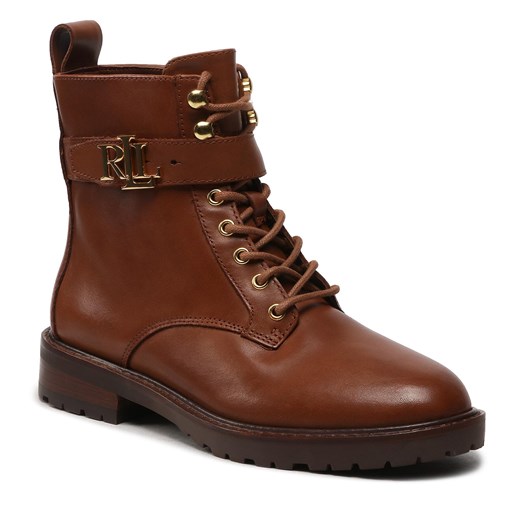 Botki Lauren Ralph Lauren Elridge 802838413002 Deep Saddle Tan 35.5 okazja eobuwie.pl