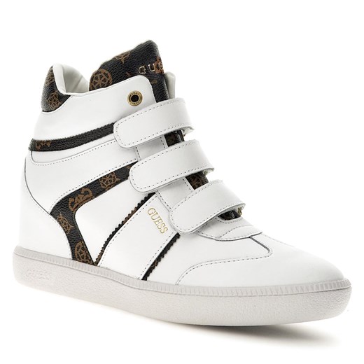 Sneakersy Guess Moira FL7MOR FAL12 WHIBR Guess 38 wyprzedaż eobuwie.pl