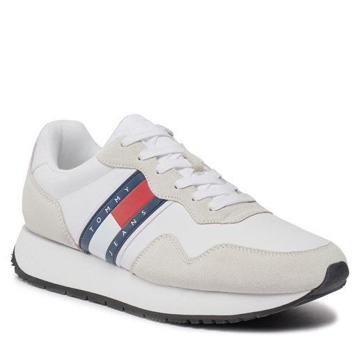 Sneakersy Tommy Jeans Tjm Modern Runner EM0EM01316 White YBR Tommy Jeans 42 eobuwie.pl