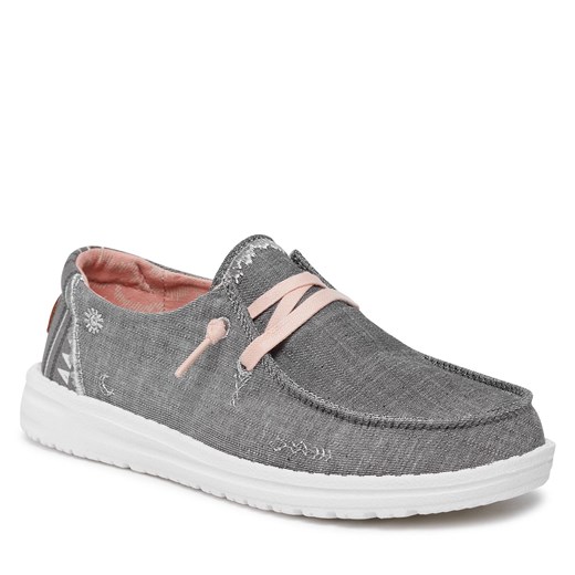 Półbuty Hey Dude Wendy Boho 40054-030 Grey 39 okazyjna cena eobuwie.pl