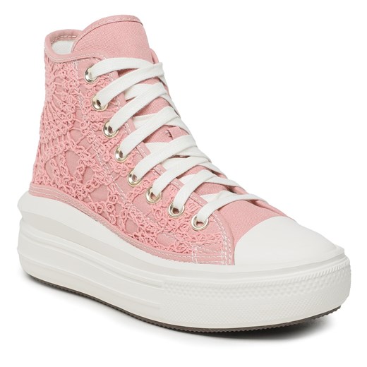 Trampki Converse Chuck Taylor All Star Move A03951C Beige/Red Converse 39 eobuwie.pl