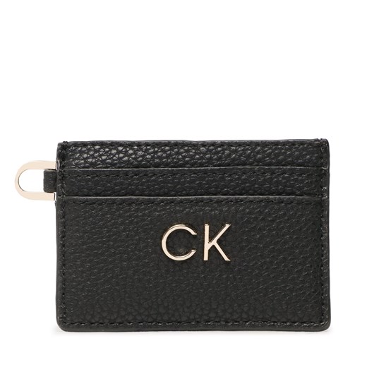 Etui na karty kredytowe Calvin Klein Re-Lock Cardholder K60K610671 BAX ze sklepu eobuwie.pl w kategorii Etui - zdjęcie 166837059