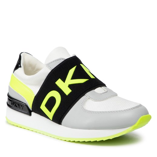 Sneakersy DKNY Marli K4165413 Wht/Zest WZT 37 eobuwie.pl