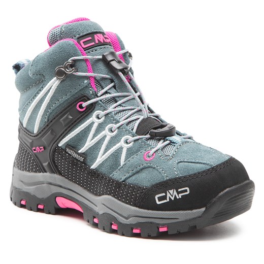 Trekkingi CMP Kids Rigel Mid Trekking Shoe Wp 3Q12944 Mineral Green/Purple Fluo 29 eobuwie.pl