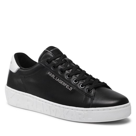 Sneakersy KARL LAGERFELD KL51019 Black Lthr Karl Lagerfeld 42 eobuwie.pl