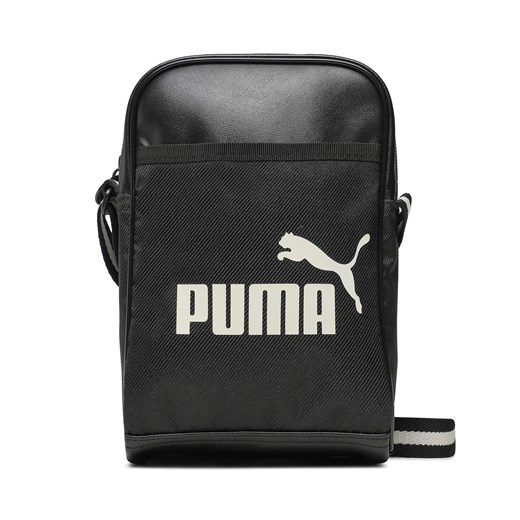 Saszetka Puma Campus Compact Portable 078827 Black 01 ze sklepu eobuwie.pl w kategorii Saszetki - zdjęcie 166844537