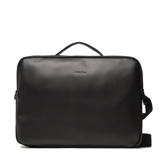 Plecak Calvin Klein Ck Must Conv Laptop Bag Smo K50K510527 Czarny ze sklepu eobuwie.pl w kategorii Torby na laptopa - zdjęcie 166844815