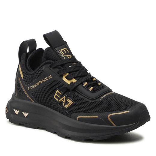 Sneakersy EA7 Emporio Armani X8X089 XK234 S386 Triple Black/Gold Eb 44 eobuwie.pl