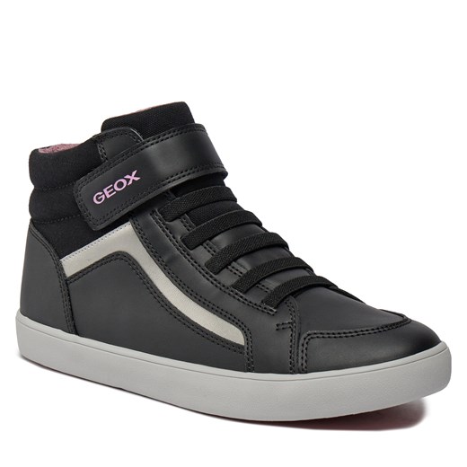 Sneakersy Geox J Gisli Girl J364NC 05410 C9999 S Black Geox 37 eobuwie.pl promocyjna cena