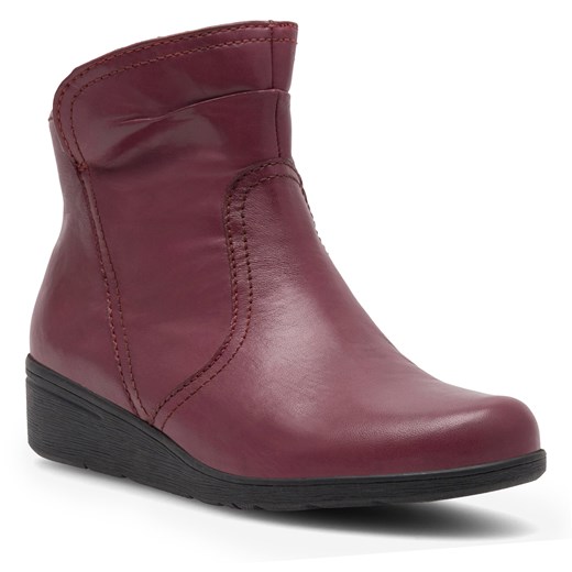 Botki Go Soft WI16-JANE ZULA-02 Bordowy Go Soft 37 eobuwie.pl
