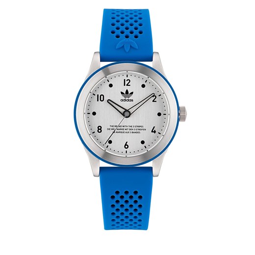 Zegarek adidas Originals Code Three Watch AOSY23032 Silver one size okazja eobuwie.pl