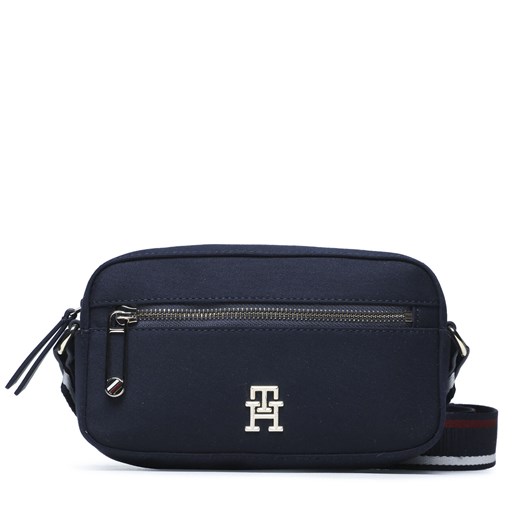 Torebka Tommy Hilfiger Iconic Tommy Camera Bag Twill AW0AW15135 DW6 ze sklepu eobuwie.pl w kategorii Listonoszki - zdjęcie 166846966