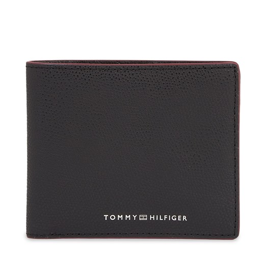 Portfel męski Tommy Hilfiger Th Struc Leather Cc And Coin AM0AM11604 Black BDS ze sklepu eobuwie.pl w kategorii Portfele męskie - zdjęcie 166847407