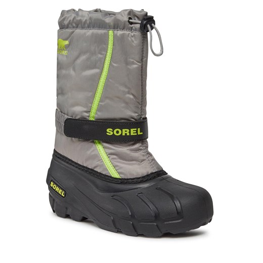Śniegowce Sorel Youth Flurry™ NY1965-062 Chrome Grey/Black Sorel 38 eobuwie.pl