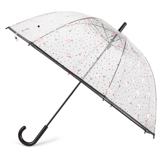 Parasolka Happy Rain Long Domeshape Dots & Hearts 40983 Biały ze sklepu eobuwie.pl w kategorii Parasole - zdjęcie 166848217