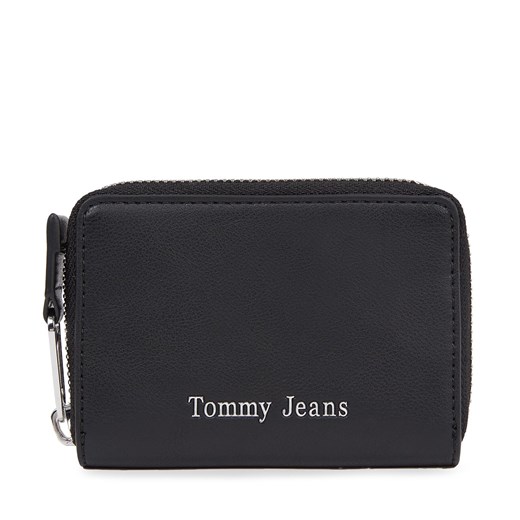 Portfel damski Tommy Jeans Tjw Must Small Za AW0AW15649 Czarny ze sklepu eobuwie.pl w kategorii Portfele damskie - zdjęcie 166848286