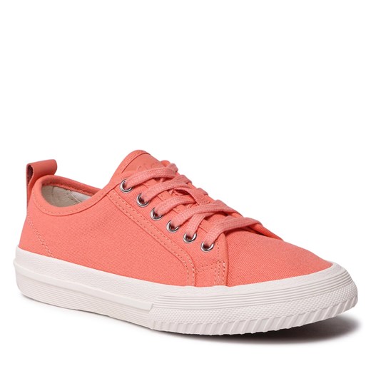 Tenisówki Clarks Roxby Lace 261649844 Coral Canvas Clarks 38 eobuwie.pl
